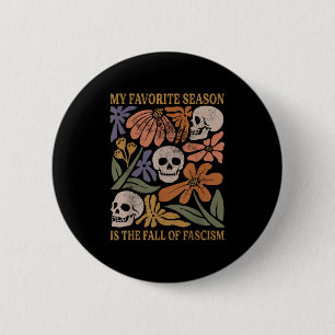 Halloween Retro Meine Lieblingsjahreszeit ist der Button