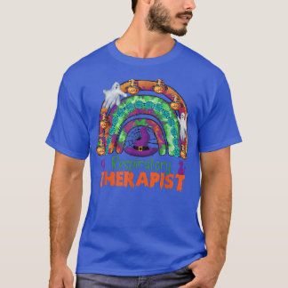 Halloween Retro Respiratorentherapeut Rainbow Leop T-Shirt
