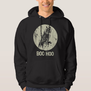 Halloween Retro Vollmond Boo Geschenk gestört Hoodie