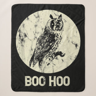 Halloween Retro Vollmond Boo Geschenk gestört Sherpadecke
