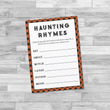 Halloween Rhyming Words Game-Halloween-Party