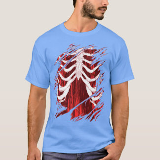 Halloween Rib Cage Kostüm T-Shirt