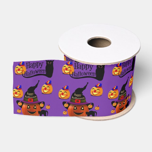 Halloween Ribbon Ripsband (Spule)