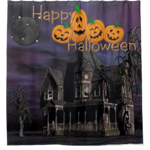 Halloween rideau de douche