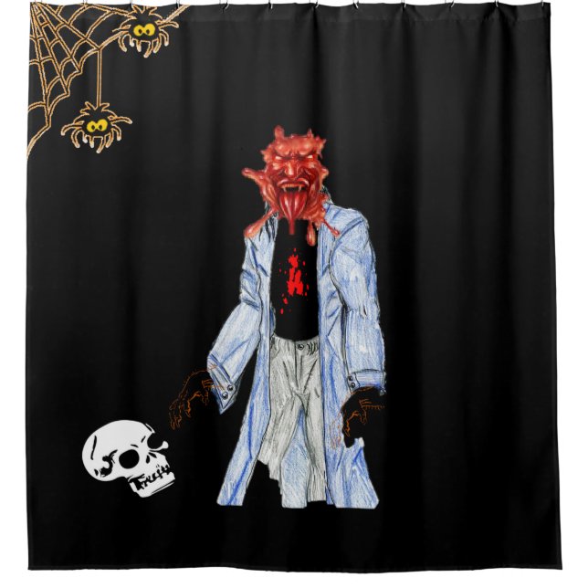 Halloween rideau de douche (Devant)