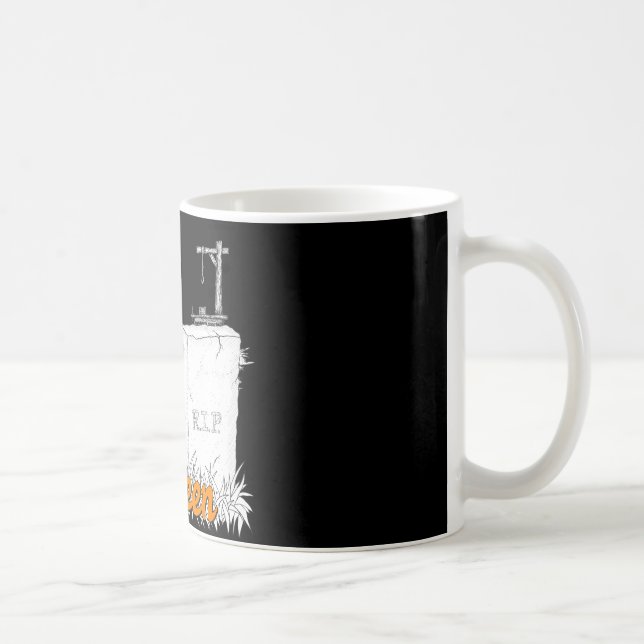 Halloween-RIP Kaffeetasse (Rechts)