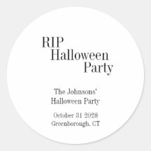 Halloween RIP Schwarz-Weiß-Party