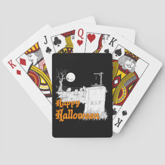 Halloween-RIP Spielkarten