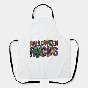 Halloween Rocks Schürze