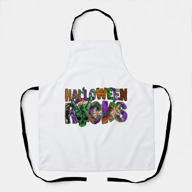Halloween Rocks Schürze (Vorderseite)