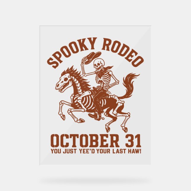 Halloween Rodéo éffrayant 31 octobre (Recto)