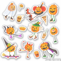 Halloween Roller Skaten Jack-o'-Laternen