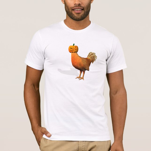 Halloween Rooster T-Shirt (Vorderseite)