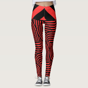 Halloween Rot und Black Spider Web Leggings