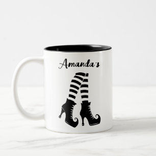 Halloween Rot und Weiß Weiße Weiße Schuhe Zweifarbige Tasse