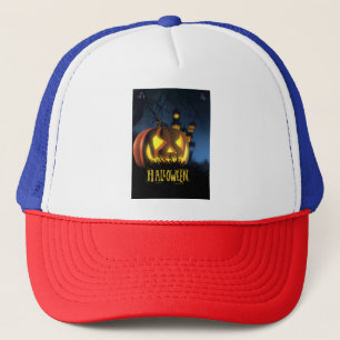 Halloween roter/weiß/blauer Hut Truckerkappe
