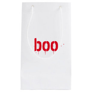 Halloween rotes blutiges beängstigendes Leckerei Kleine Geschenktüte