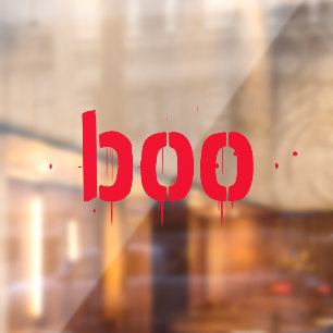 Halloween rotes blutiges, beängstigendes, sprichwö fensteraufkleber
