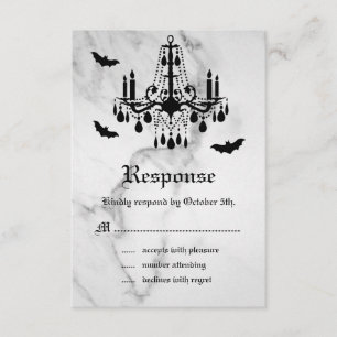 Halloween RSVP de marbre