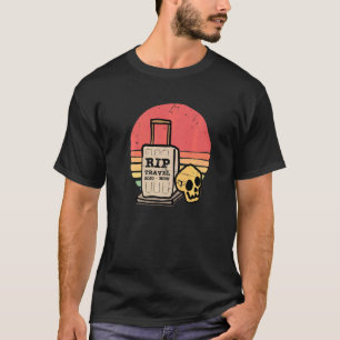 Halloween Rucksack Reisende Traveller Backpacker T-Shirt