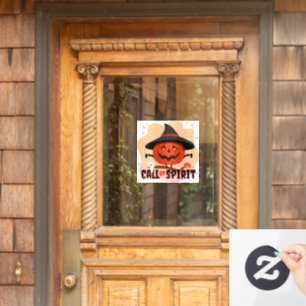 Halloween-Ruf Fensteraufkleber