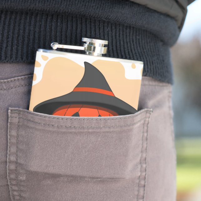 Halloween-Ruf Flachmann (Beispiel)