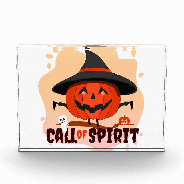 Halloween-Ruf Fotoblock (Vorderseite)