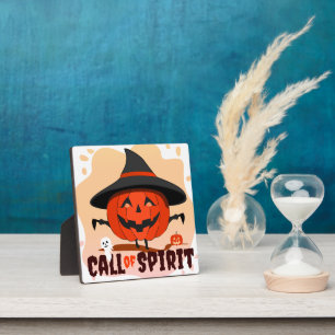Halloween-Ruf Fotoplatte