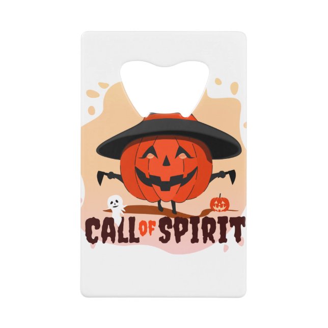 Halloween-Ruf Geldbeutel Flaschenöffner (Vorderseite)