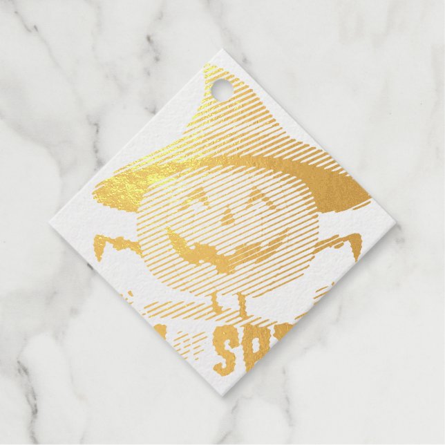 Halloween-Ruf Geschenkanhänger (Vorderseite)