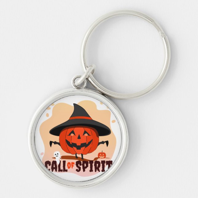 Halloween-Ruf Schlüsselanhänger (Vorne)