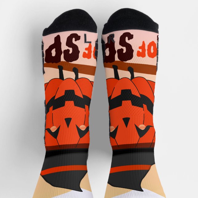 Halloween-Ruf Socken (Oben)