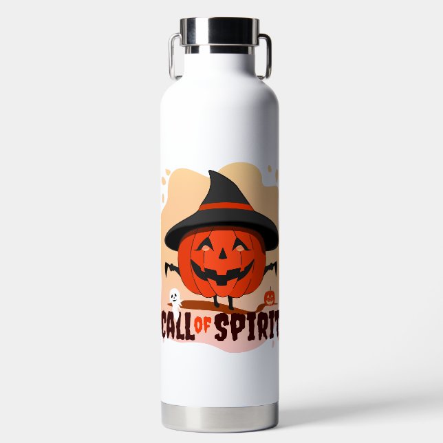 Halloween-Ruf Trinkflasche (Vorderseite)