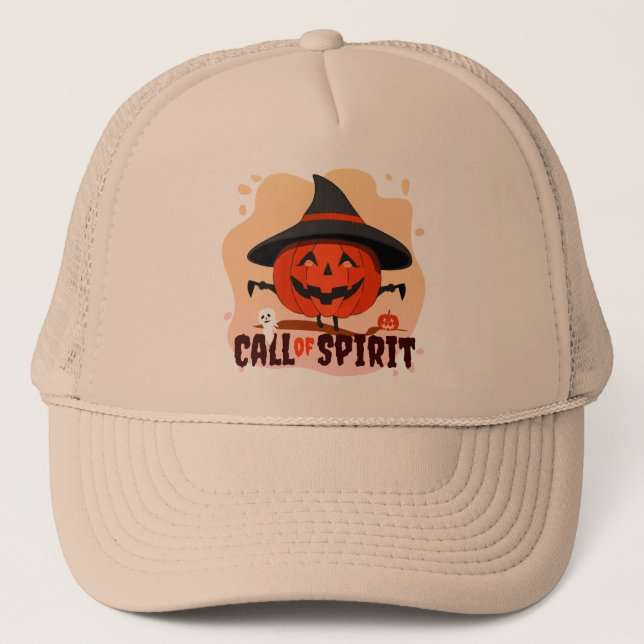 Halloween-Ruf Truckerkappe (Vorderseite)