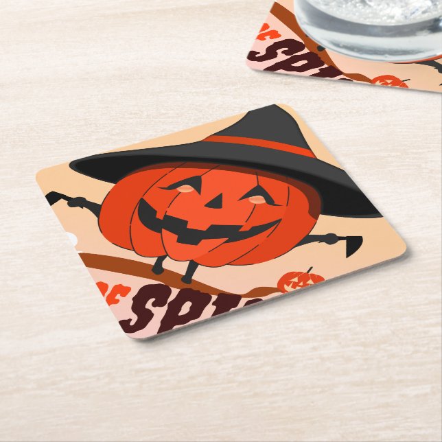 Halloween-Ruf Untersetzer (angewinkelt)