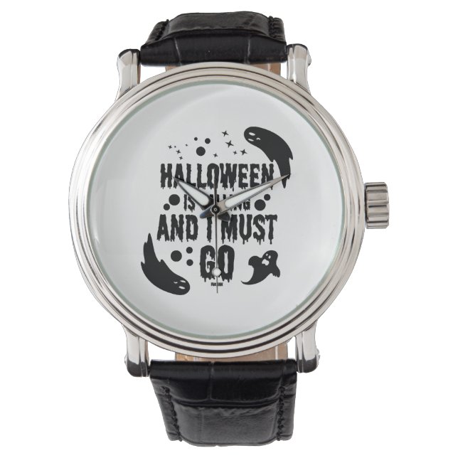 Halloween ruft armbanduhr (Vorderseite)