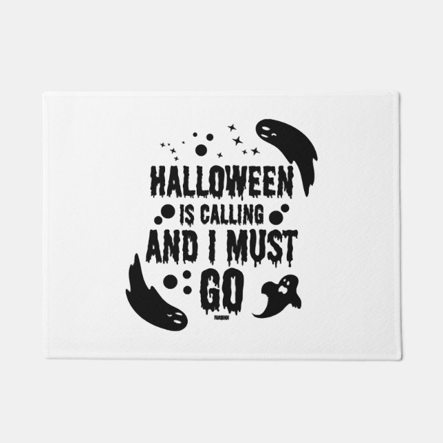 Halloween ruft fußmatte (Vorderseite)