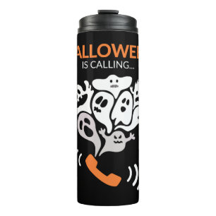 Halloween Ruft Lustiges Halloween Boo Gespenst Thermosbecher