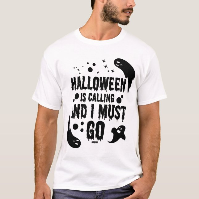Halloween ruft T-Shirt (Vorderseite)