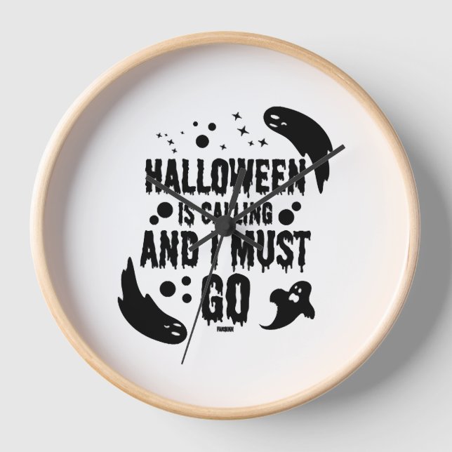 Halloween ruft uhr (Vorderseite)
