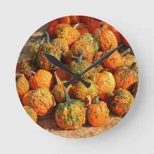 Halloween Runde Wanduhr