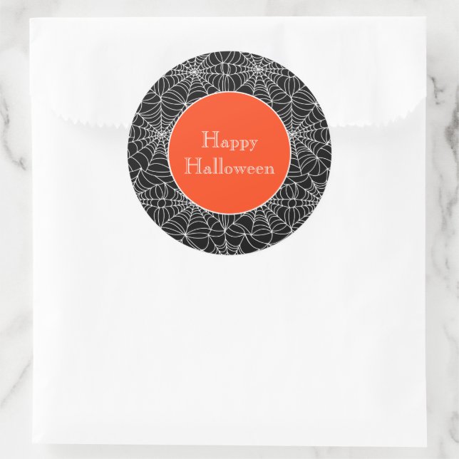 Halloween Runder Aufkleber (Tasche)