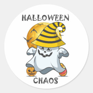 Halloween Runder Aufkleber