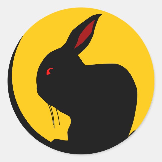 HALLOWEEN RUNDER AUFKLEBER (Vorderseite)