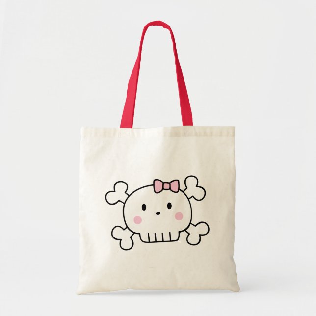 Halloween Sac crâne ou Sac de traitement (Devant)