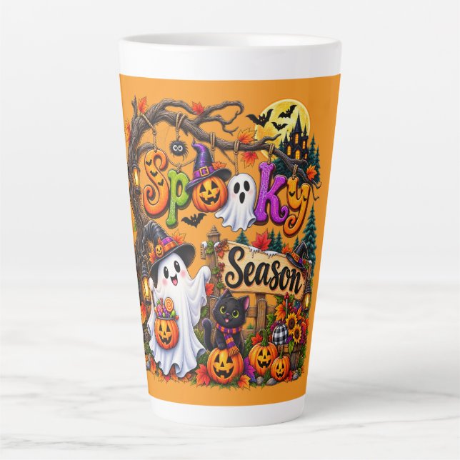 Halloween-Saison  Milchtasse (Vorderseite)