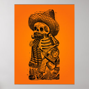 HALLOWEEN SALE! Calaveras von Posada aus dem Grab Poster