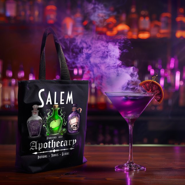 Halloween Salem Apothecary Potions Tonics Elixirs Tasche (Von Creator hochgeladen)