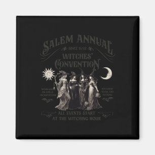 Halloween Salem Hexen Convention Hexe Party Sin Magnet