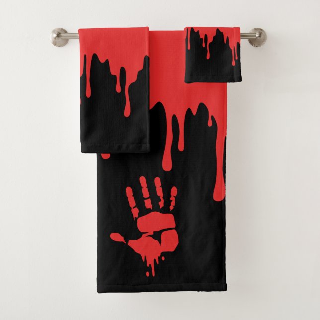 Halloween sang goutte rouge noir peur (En situation)